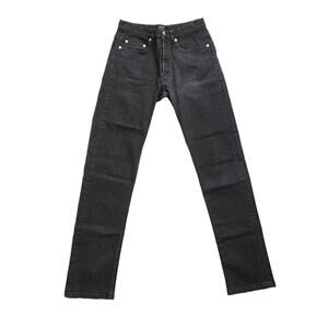 APC NEW STANDARD JEAN CLASSIQUE Women's Black Straight Leg Button Up Mid Rise 28